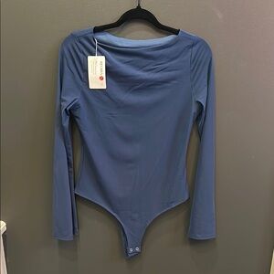ReoRia Blue Long Sleeve Bodysuit
